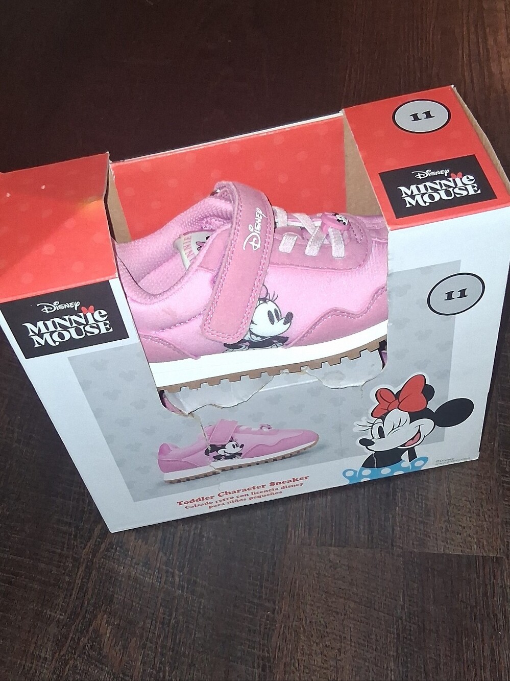 Pink Minnie Mouse Toddler Sneakers
